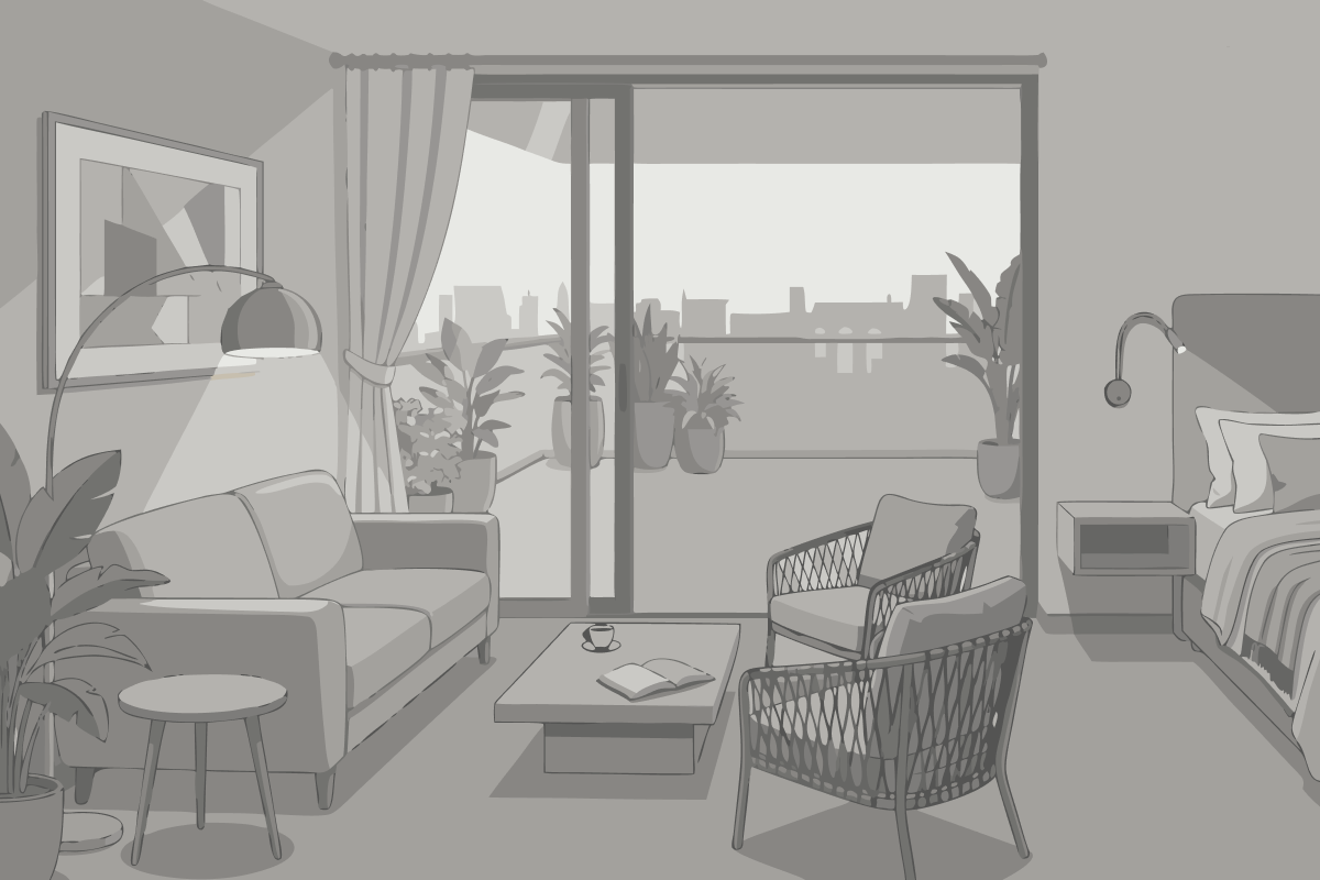 Apartamento 1 dormitorio T5 (2 adultos)